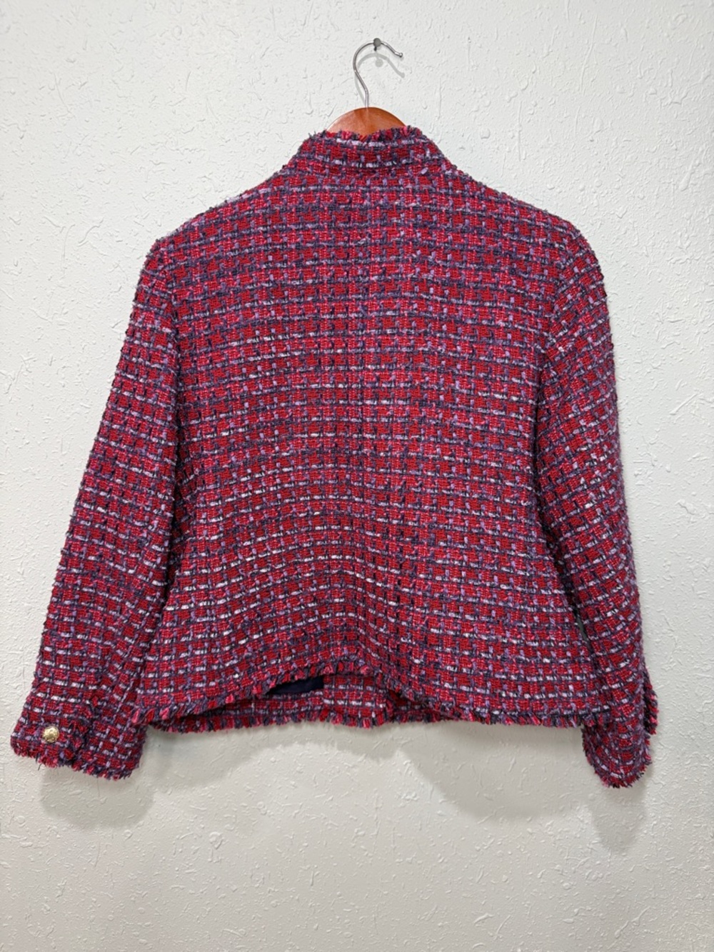Talbots Tweed Blazer Button-Front Jacket - Picture 7 of 12